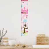 Castle/Princess Dreams Growth Chart Behielt auf 8x Poster (Küche)
