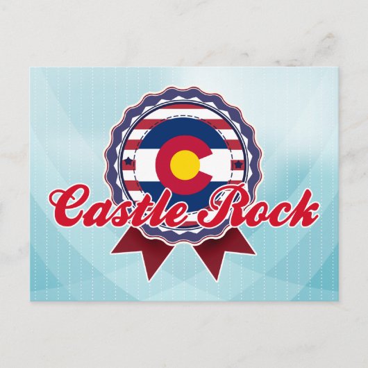 Castle Rock, CO Postkarte (Vorderseite)