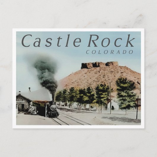 CASTLE ROCK COLORADO POSTKARTE (Vorderseite)