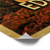 Castle Rock Edinburgh Poster (Ecke)