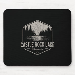 Castle Rock Lake Wisconsin Outdoor-Vintage Mousepad