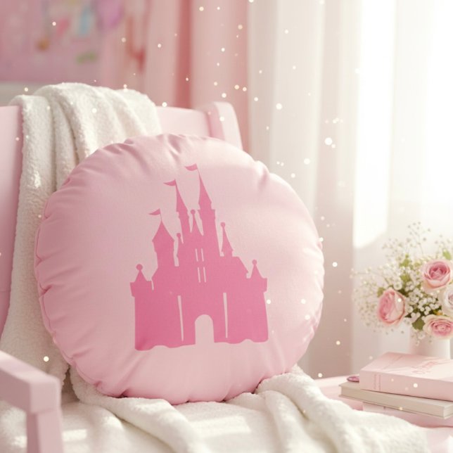 Castle Round Pillow Rundes Kissen (Von Creator hochgeladen)
