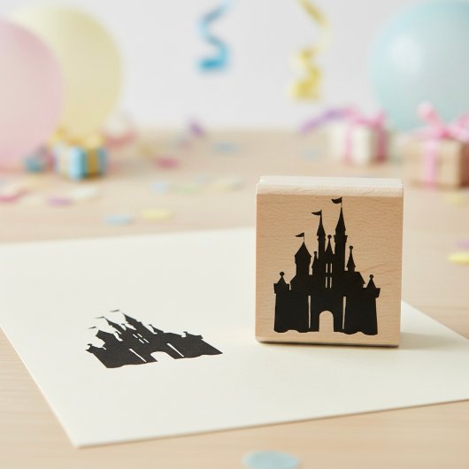 Castle Rubber Stamp Gummistempel