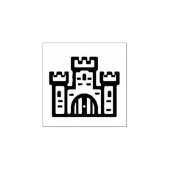 Castle Rubber Stamp Gummistempel (Prägung)