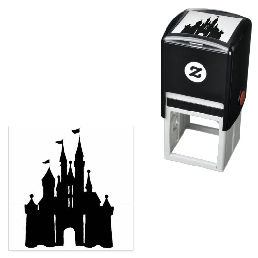 Castle Self-inking Stamp Permastempel (Beispiel)
