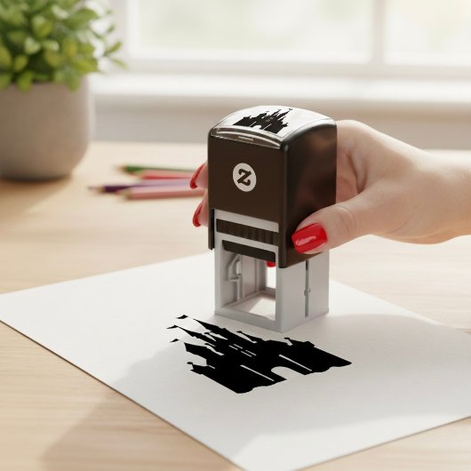 Castle Self-inking Stamp Permastempel