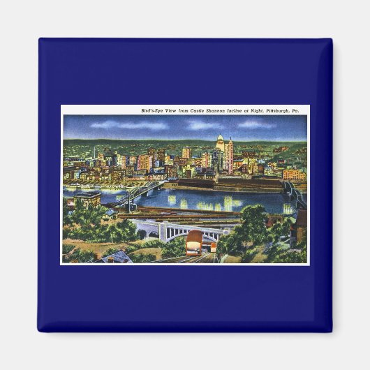 Castle Shannon Incline, Pittsburg, PA Magnet (Vorne)