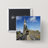 Castle Sinclair Girnigoe, Wick, Caithness, 2 Button (Vorne & Hinten)