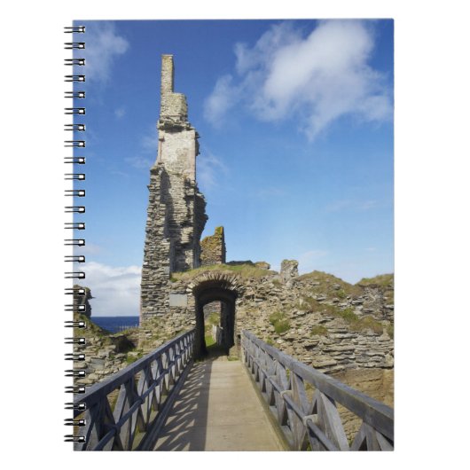 Castle Sinclair Girnigoe, Wick, Caithness, 2 Notizblock (Vorderseite)