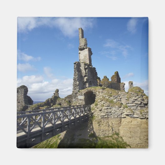 Castle Sinclair Girnigoe, Wick, Caithness, Magnet (Vorne)