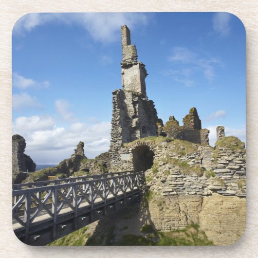 Castle Sinclair Girnigoe, Wick, Caithness, Untersetzer (Vorderseite)