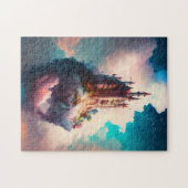Castle Sky Clouds Fantasy Art Jigsaw Puzzle (Horizontal)