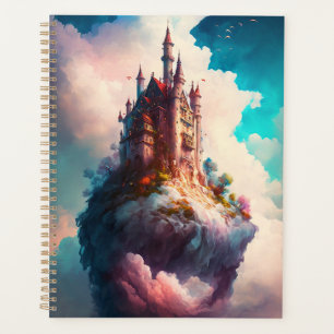 Castle Sky Clouds Fantasy Art Planner Planer