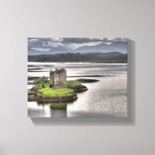 Castle Stalker Appin Argyll Scotland Leinwanddruck (Vorderseite)