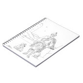 Castle Stalker, Argyll Schottland Notizblock (Linke Seite)