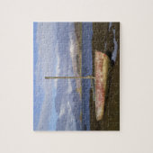 Castle Stalker mit Fischerboot im Puzzle (Vertikal)