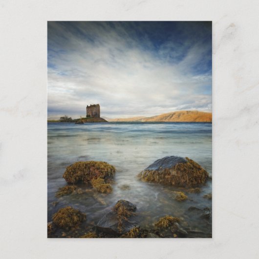 Castle Stalker, Schottland Postkarte (Vorderseite)