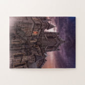 CASTLE STORMY NIGHT GOTHIC JIGSAW PUZZLE (Horizontal)