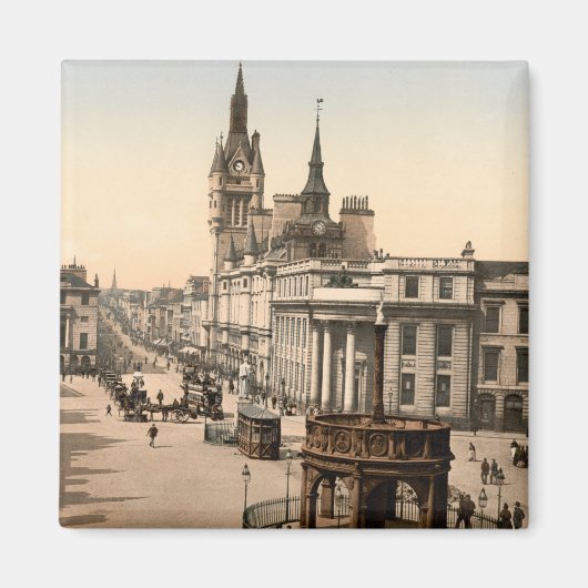 Castle Street, Aberdeen, Schottland Magnet (Vorne)