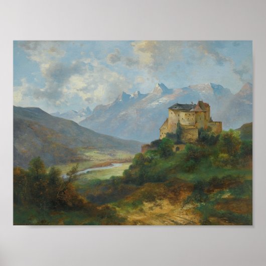 Castle Vaduz Adolf Obermüllner Poster (Vorne)