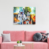 CASTLE von Leonid Afremov Leinwanddruck (Insitu (Wohnzimmer))