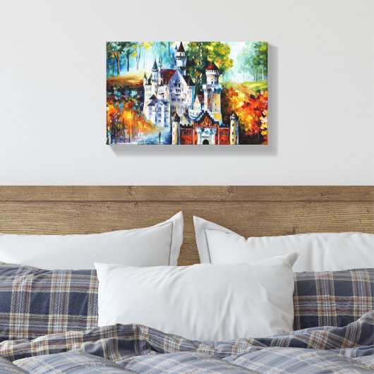 CASTLE von Leonid Afremov Leinwanddruck (Insitu (Schlafzimmer))