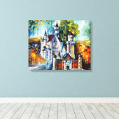CASTLE von Leonid Afremov Leinwanddruck (Insitu (Holzboden))