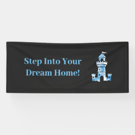 Castle Watercolor Art Willkommensbanner Banner