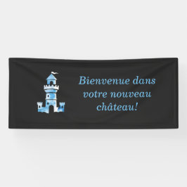 Castle Watercolor Art Willkommensbanner Banner