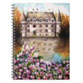 Castle Watercolor Notebook Notizblock (Vorderseite)