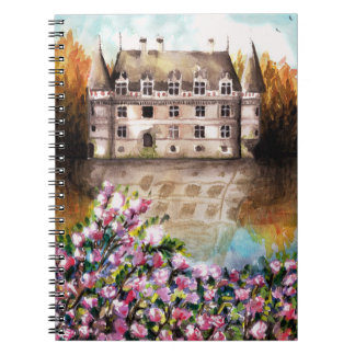 Castle Watercolor Notebook Notizblock