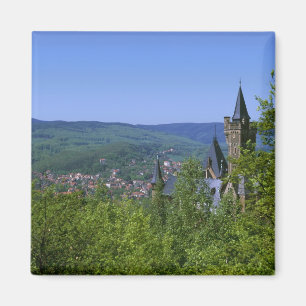 Castle, Wernigerode, Sachsen Anhalt, Deutschland Magnet