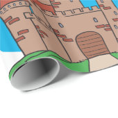 Castle With Flags Geschenkpapier (Rolleneckpunkt)