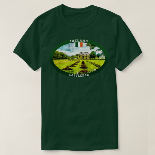 Castlebar Ireland Travel T-Shirt (Design vorne)