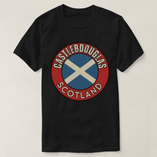CastlebDouglas, Schottland T-Shirt (Design vorne)