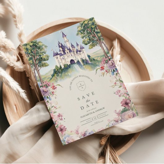Castlecore Märchen-Garten-Hochzeit Save The Date
