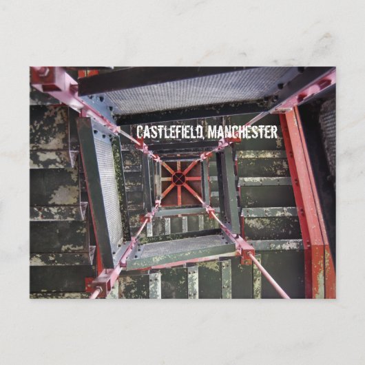 Castlefield Rusty Steps Postkarte (Vorderseite)