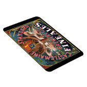 Castlemaine Australian Beer Label Magnet (Rechte Seite)