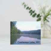 Castleman Lake, WV Postkarte (Stehend Vorderseite)