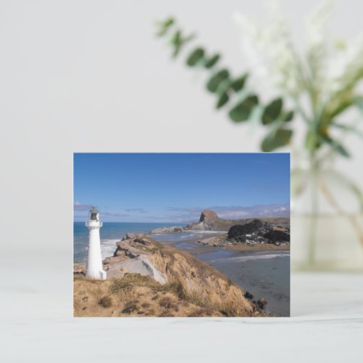 Castlepoint Lighthouse Postkarte (Stehend Vorderseite)