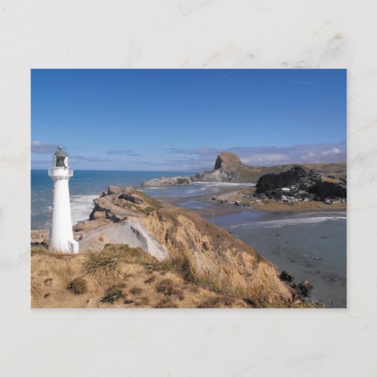 Castlepoint Lighthouse Postkarte (Vorderseite)