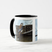 Castler Celtic Kestrel Bird Tasse (Vorderseite Links)