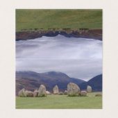 Castlerigg Stone Circle Christmas Card (Außenseite Aufgefaltet)