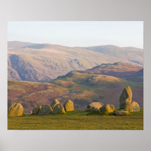 Castlerigg Stone Circle, Lake District, Cumbria, 2 Poster (Vorne)