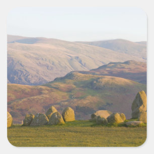Castlerigg Stone Circle, Lake District, Cumbria, 2 Quadratischer Aufkleber
