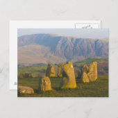 Castlerigg Stone Circle, Lake District, Cumbria, Postkarte (Vorne/Hinten)