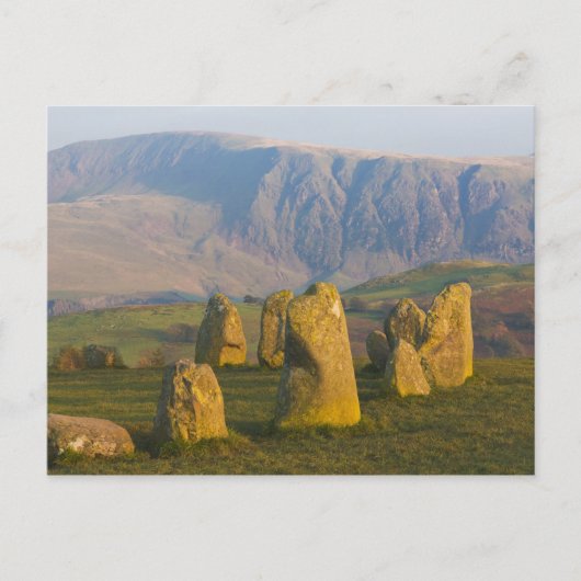 Castlerigg Stone Circle, Lake District, Cumbria, Postkarte (Vorderseite)