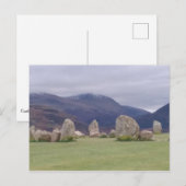 Castlerigg Stone Circle - Lake District Postcard Postkarte (Vorne/Hinten)