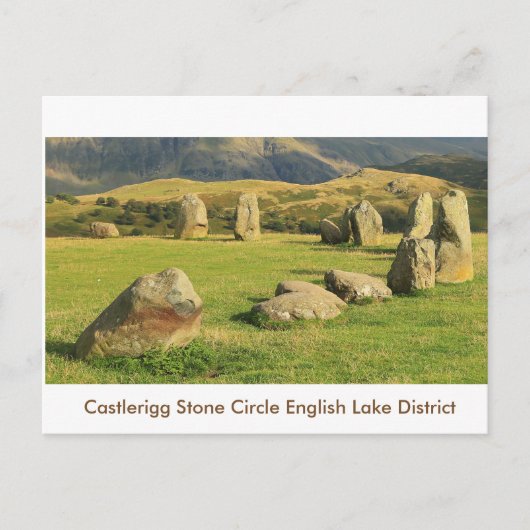 Castlerigg Stone Circle Postkarte (Vorderseite)
