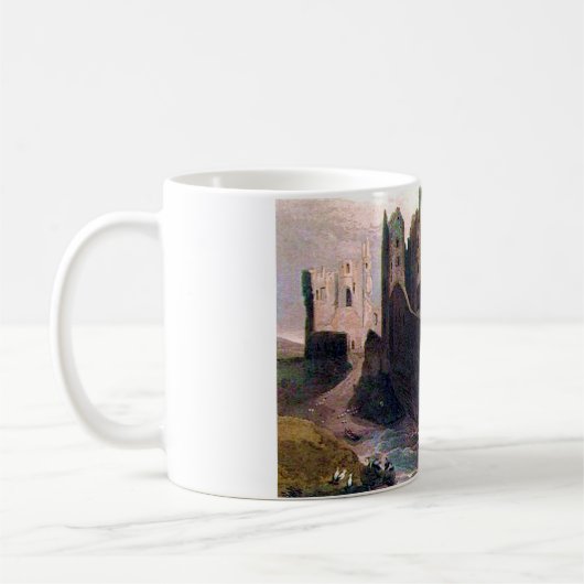 Castles Sinclair-Girnigoe - Clan Sinclair Kaffeetasse (Links)